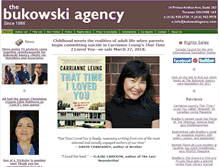 Tablet Screenshot of bukowskiagency.com